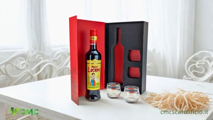 Packaging per Amaro Lucano